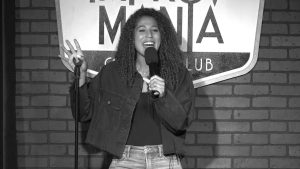 brittany hanrahan on the big laugh available on tubi and amazon prime